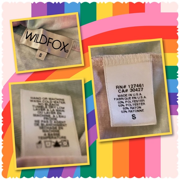 Wildfox Tye Dye “Malibu Unicorn Rainbow” Hoodie - Picture 3 of 8